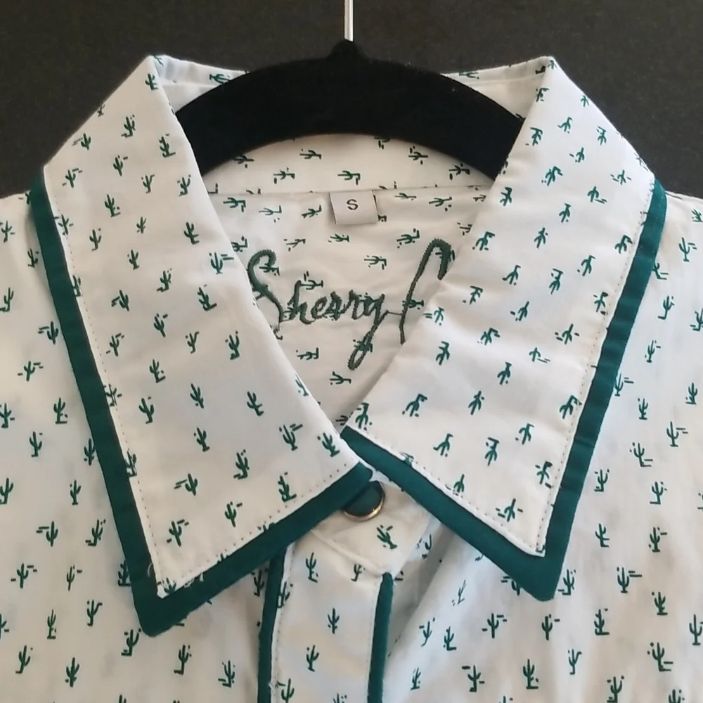 Sherry Cervi Western Shirt. Size Small - Picture 7 of 8